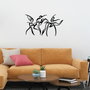 Wallity Felicita S Accesorio Decorativo de Pared de Metal Negro